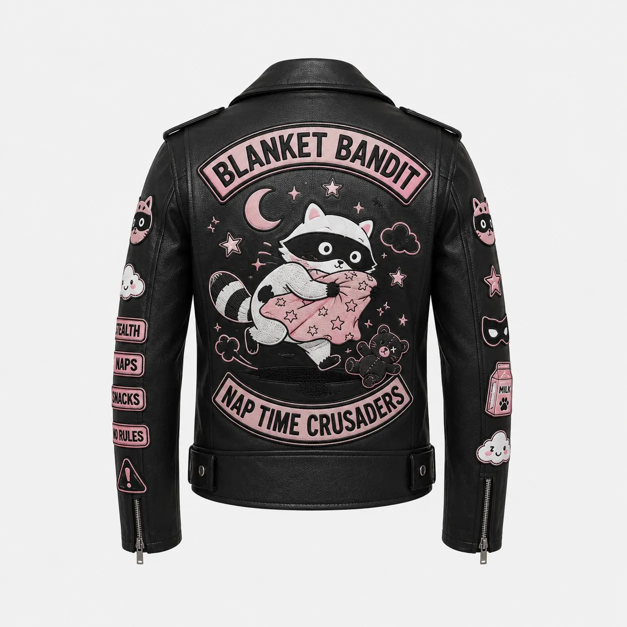 Patch Moto Jacket - Image 3