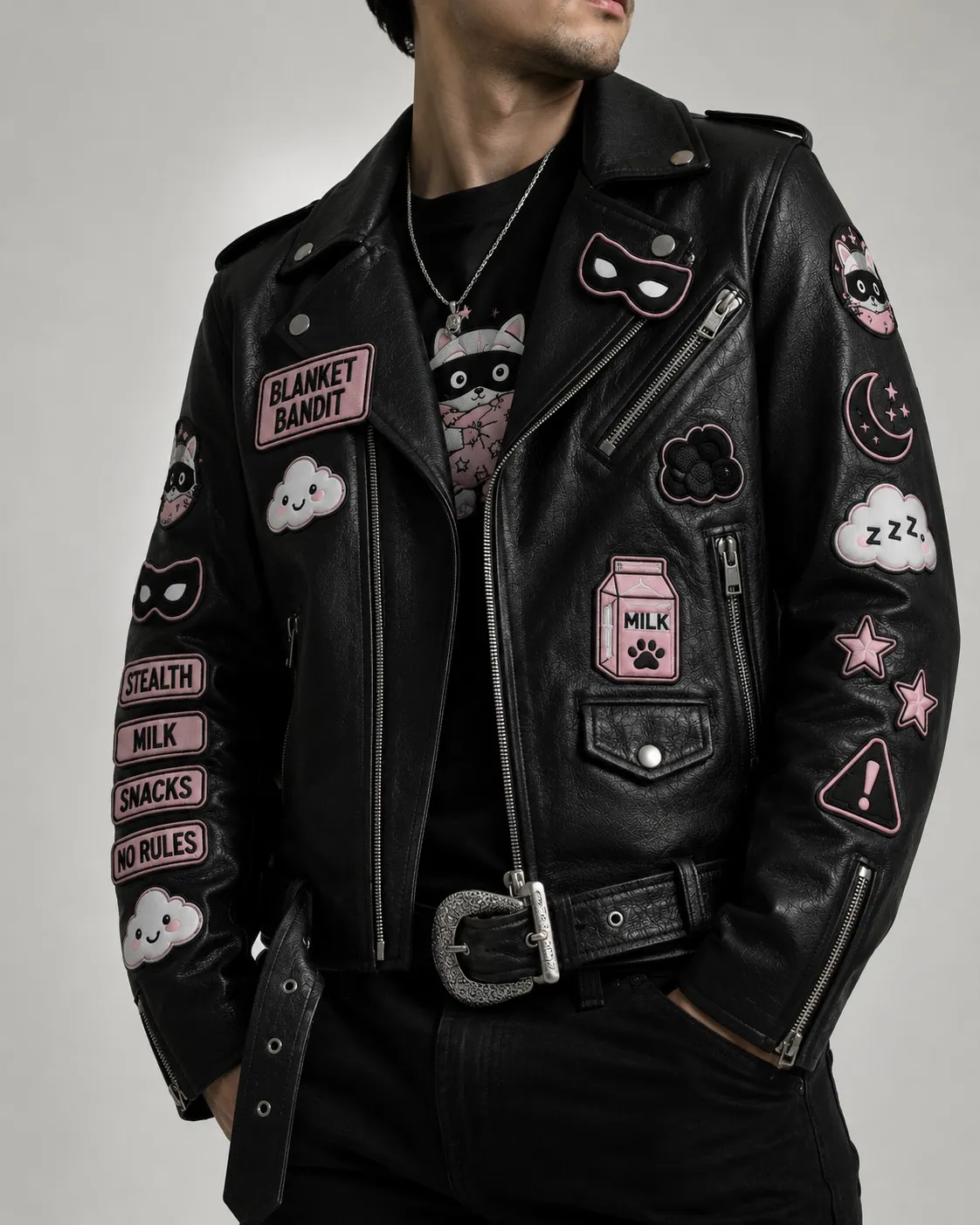 Patch Moto Jacket