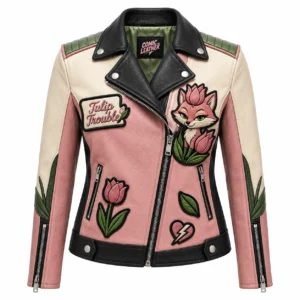 tulip-trouble-moto-leather-jacket-for-women-front